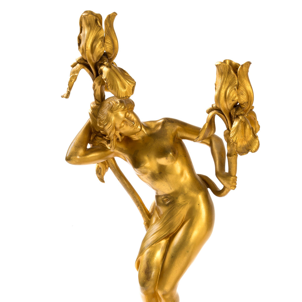 
                      
                        Macklowe Gallery Maurice Bouval "Obsession et Rêve" (Dream and Obsession) pair of Candlesticks
                      
                    