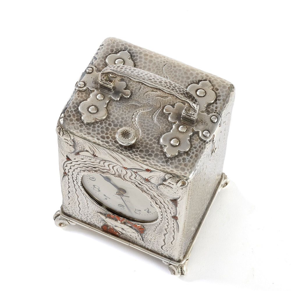 
                      
                        Macklowe Gallery Tiffany & Co. Mixed Metal "Night and Day" Carriage Clock
                      
                    