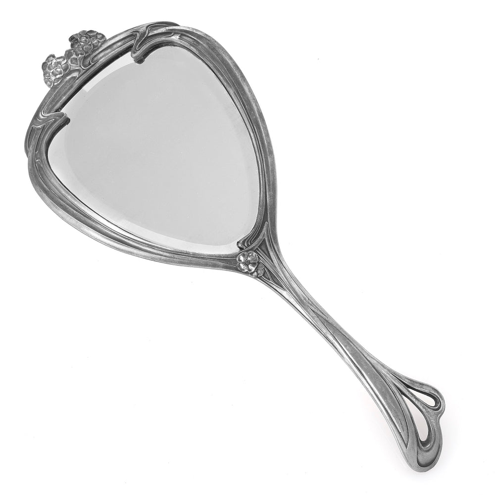 Macklowe Gallery Würtemburgische Machin Fabrik Silver Plated Handheld Mirror