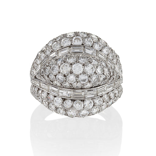 Macklowe Gallery Van Cleef & Arpels Diamond Bombé Ring