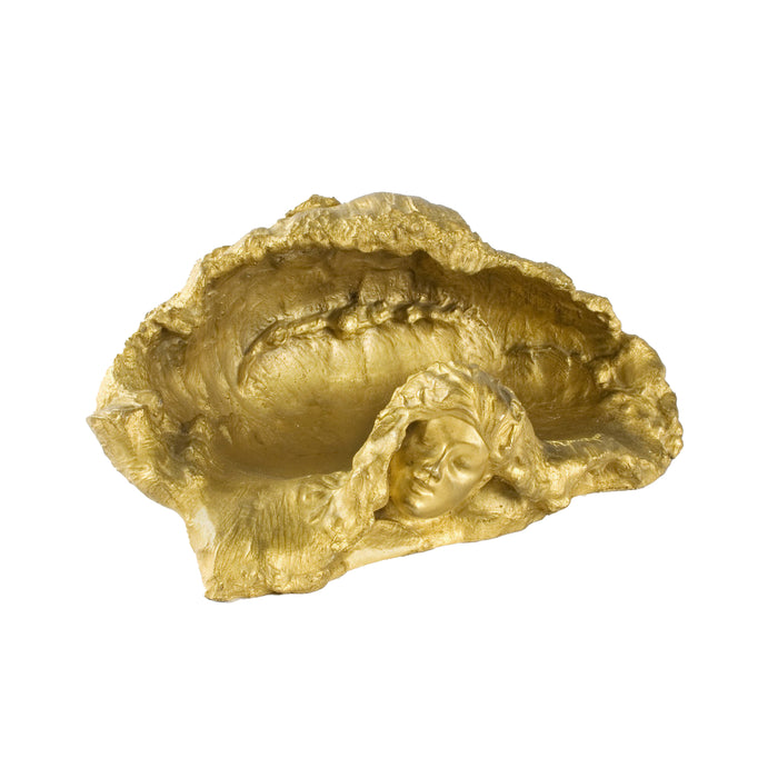 Paul Loiseau-Rousseau "Riding the Wave" Gilt Bronze Vide-Poche