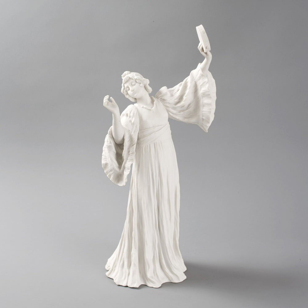 
                      
                        Macklowe Gallery Agathon Léonard  "Danseuse Tambourin à Droite" Bisque Ceramic Sculpture
                      
                    